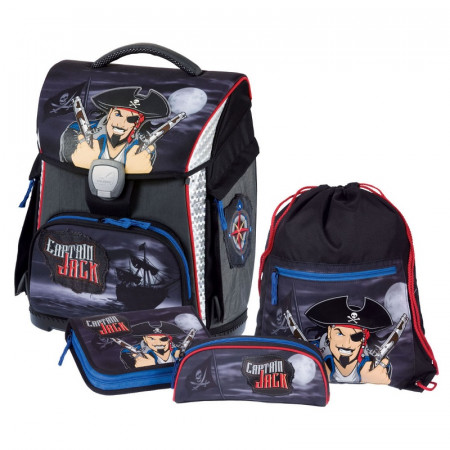Captain Jack szürke toolbag PLUS 4 részes szett