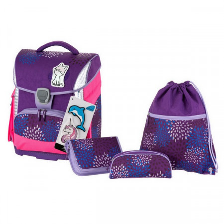 Sprinkle toolbag PLUS 4 részes szett derékpántos violet matricás